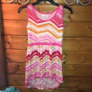 Cute girls dress slightly higher in the front